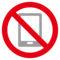 No Mobile Phones emoji on Emojidex